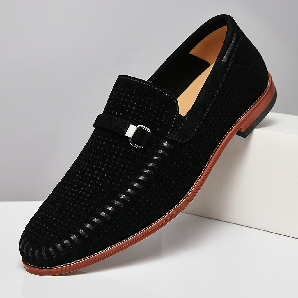 Suede loafers