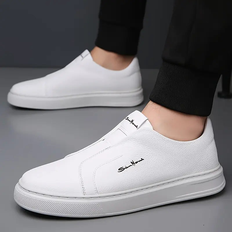 Leather trainers