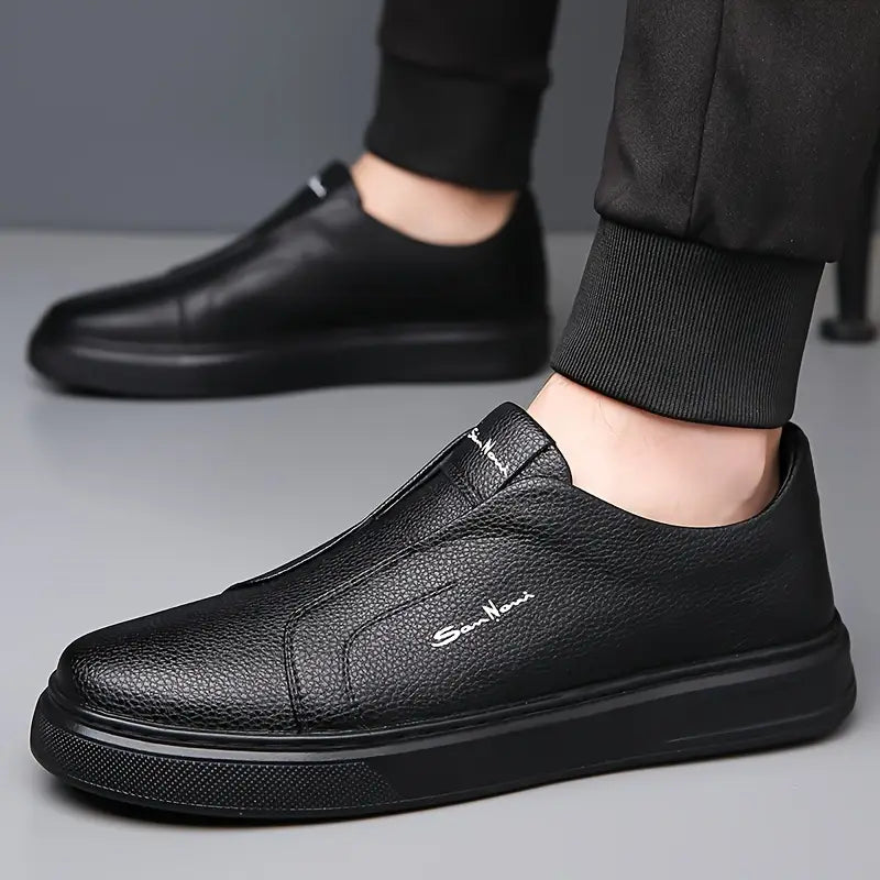Leather trainers