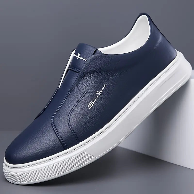 Leather trainers