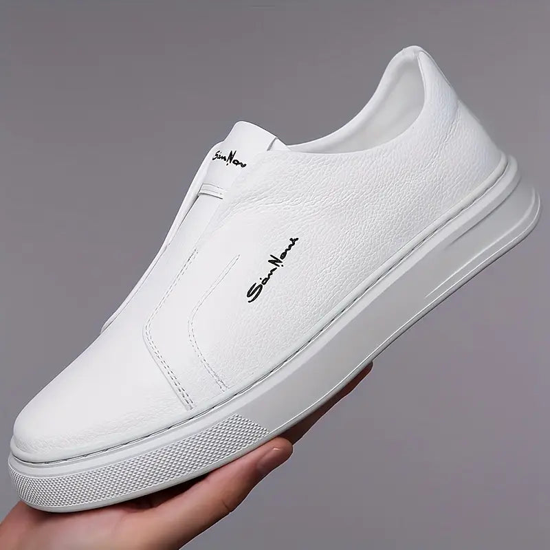 Leather trainers