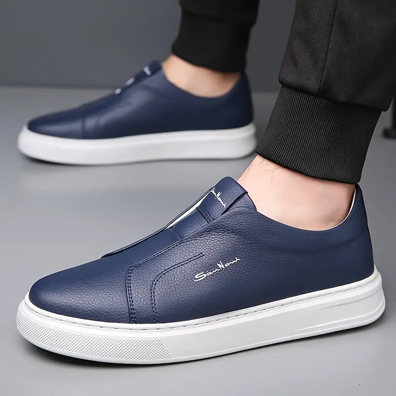 Leather trainers