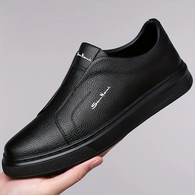 Leather trainers