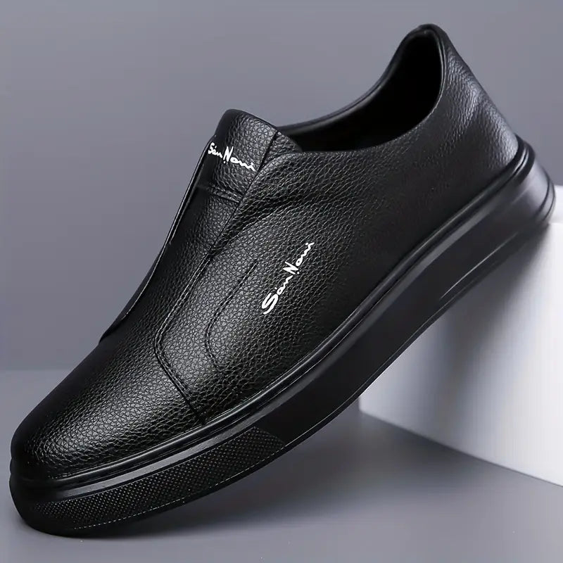 Leather trainers