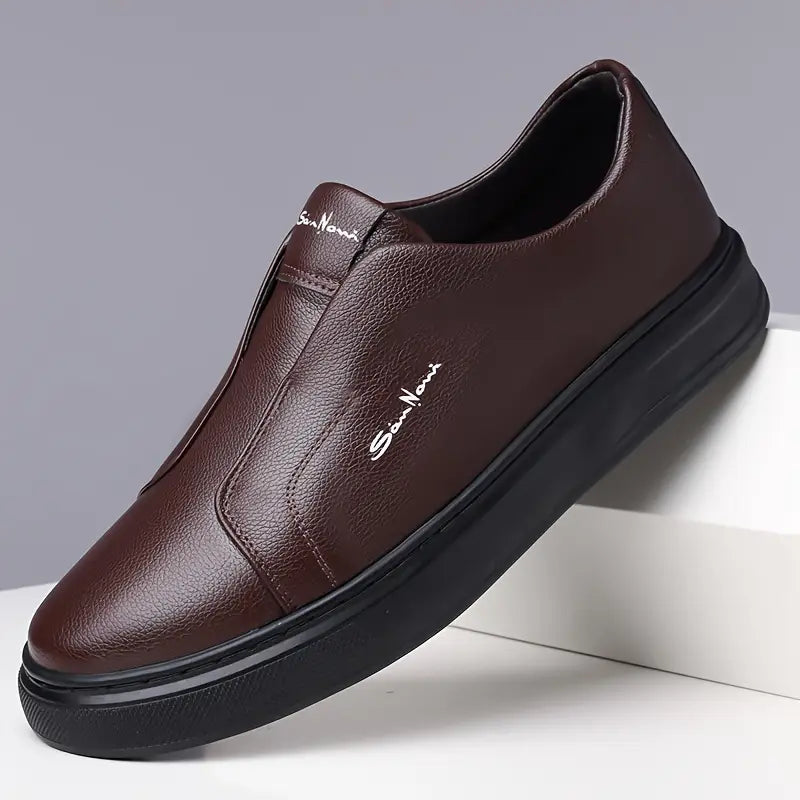 Leather trainers