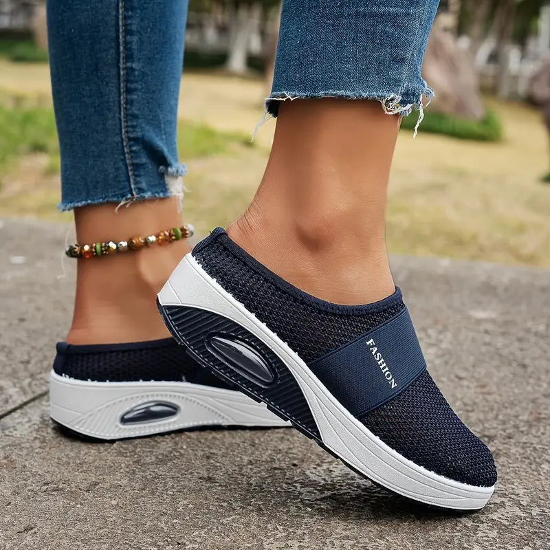 Comfortable fashion trainers for walking