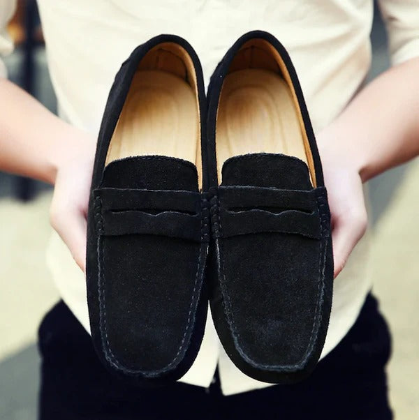 Suede loafer