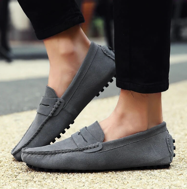 Suede loafer