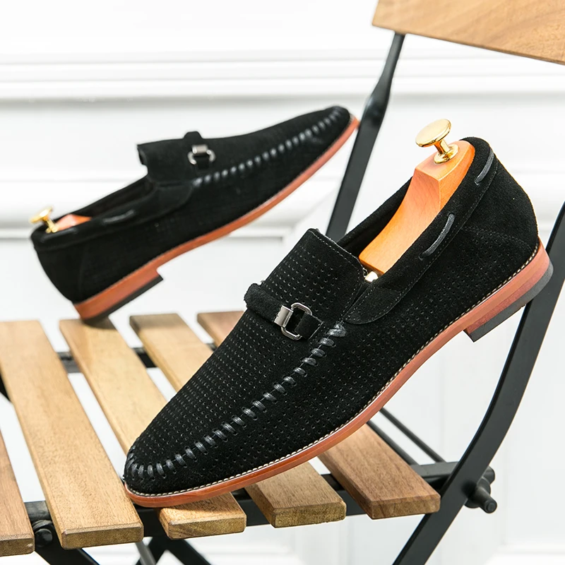 Suede loafers