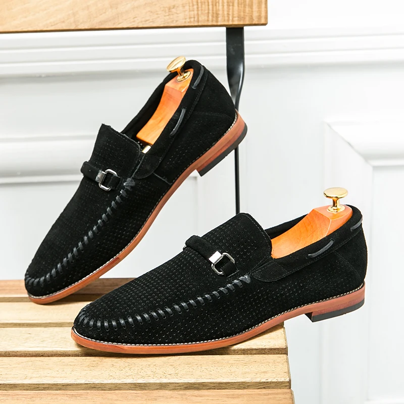 Suede loafers
