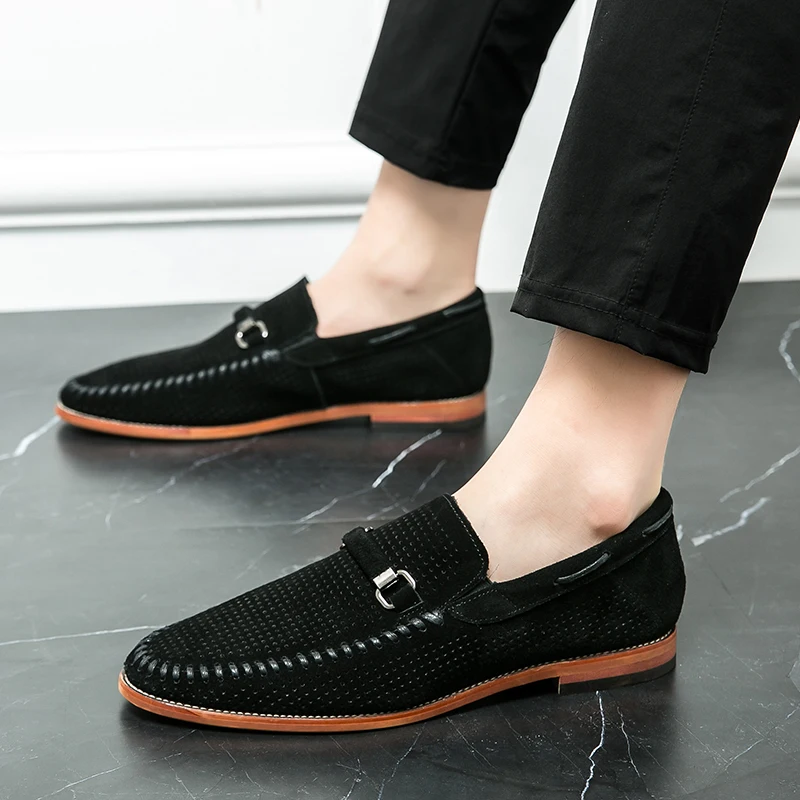Suede loafers