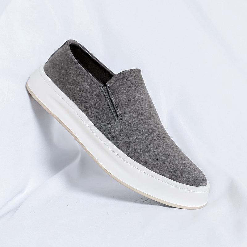 Comfortable suede loafers