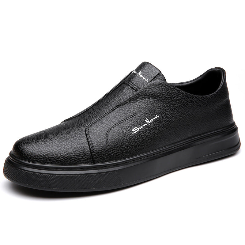 Leather trainers