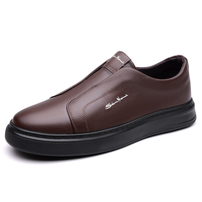 Leather trainers
