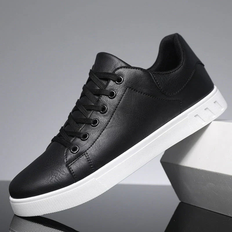 Classic leather trainers