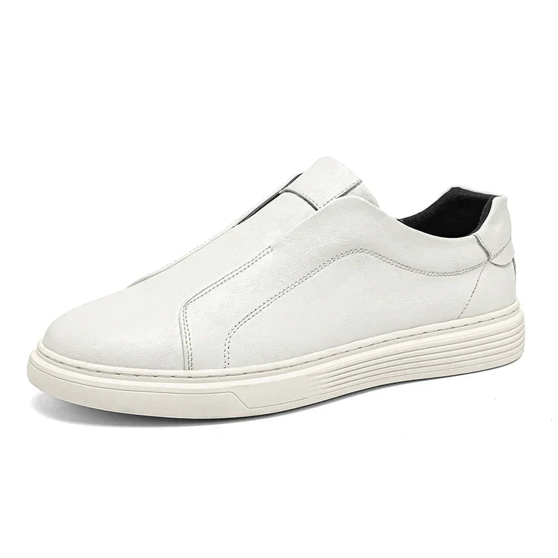 Classic leather trainers