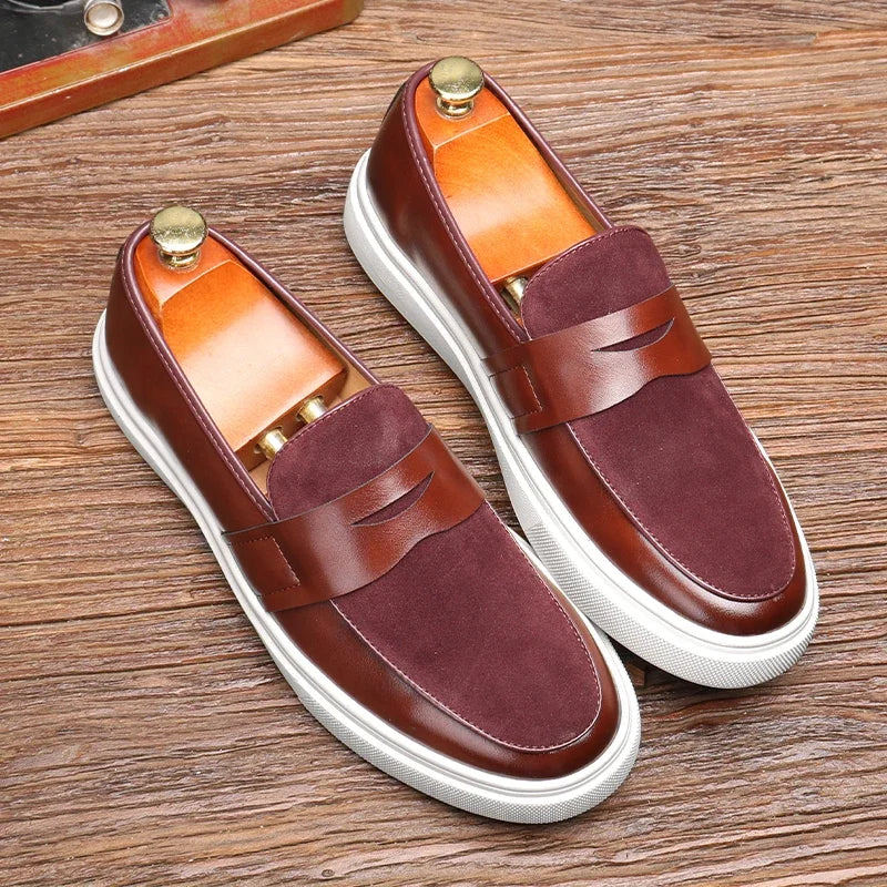 Naples leather loafers