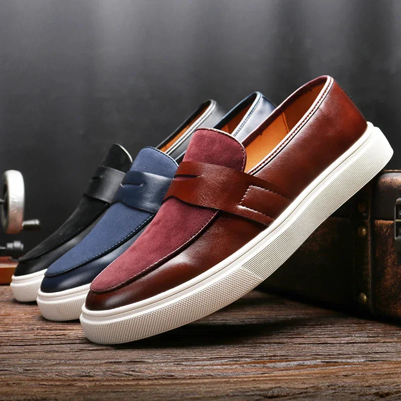Naples leather loafers