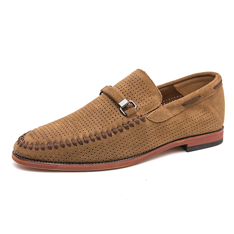 Suede loafers