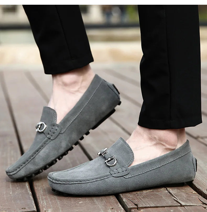 Monaco - Suede loafers