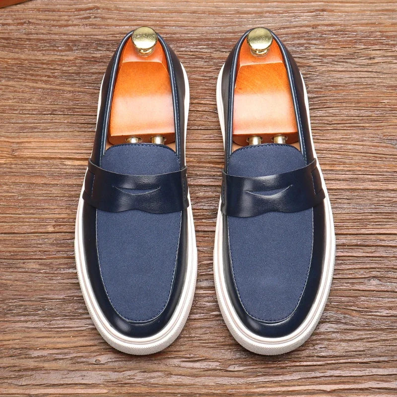 Naples leather loafers