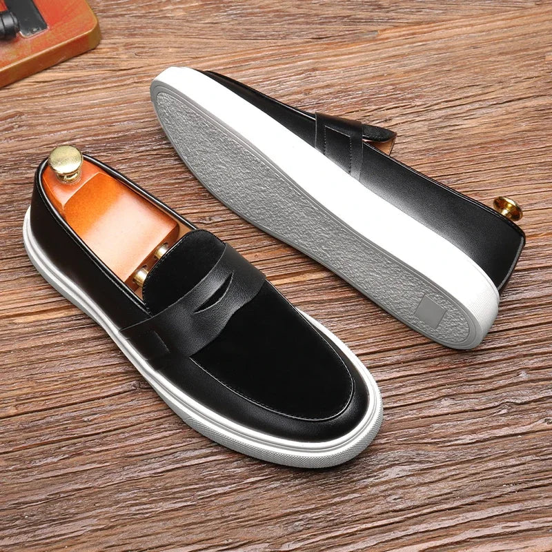 Naples leather loafers