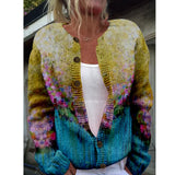 Amrei - Chic cardigan with print