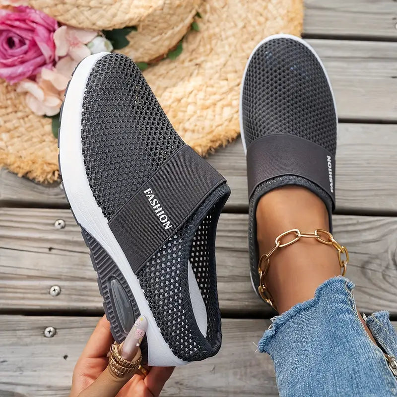 Comfortable fashion trainers for walking