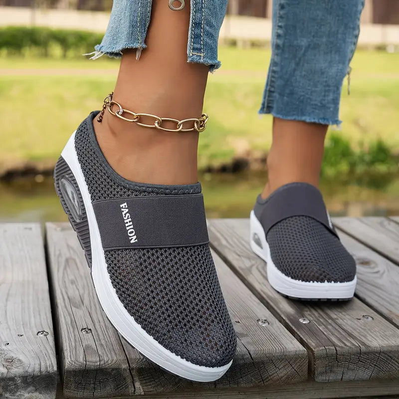 Comfortable fashion trainers for walking