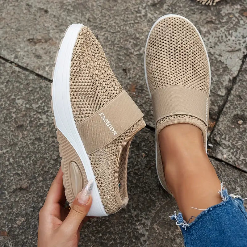 Comfortable fashion trainers for walking