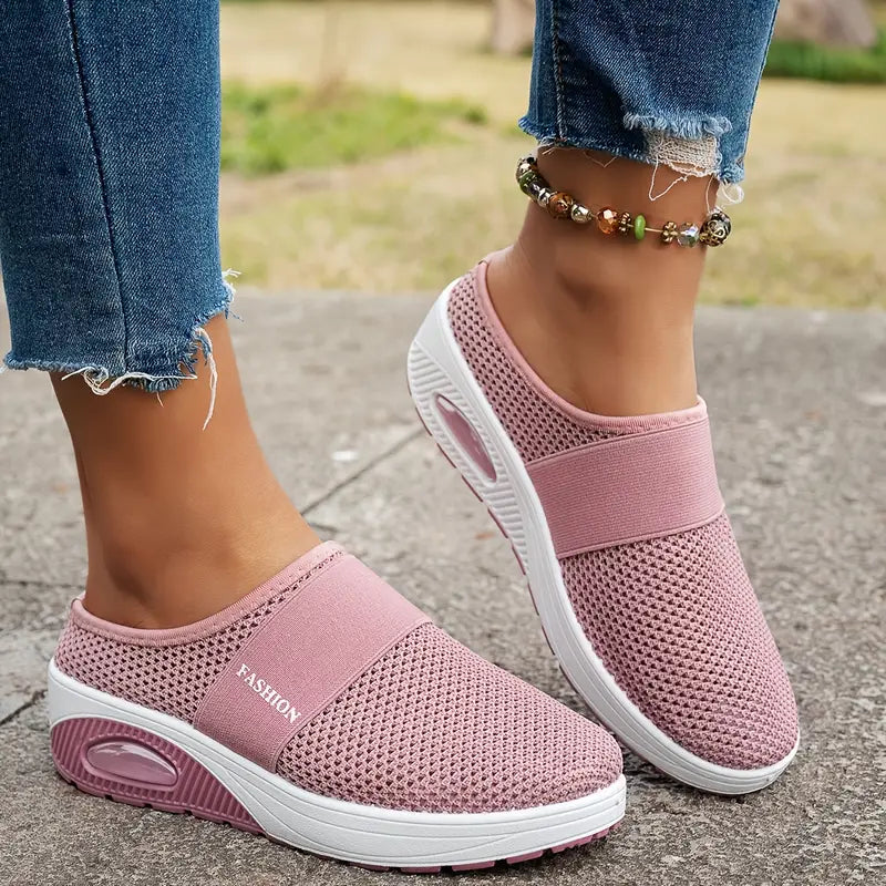 Comfortable fashion trainers for walking