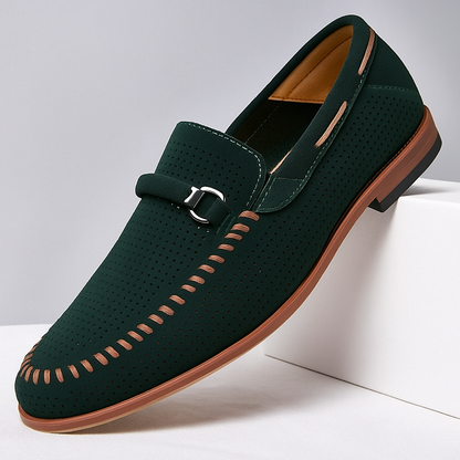 Suede loafers