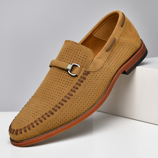 Suede loafers
