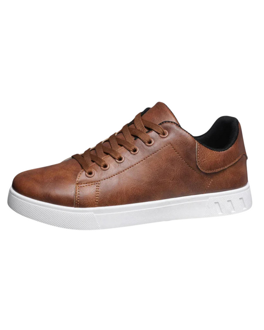 Classic leather trainers