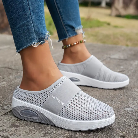 Comfortable fashion trainers for walking