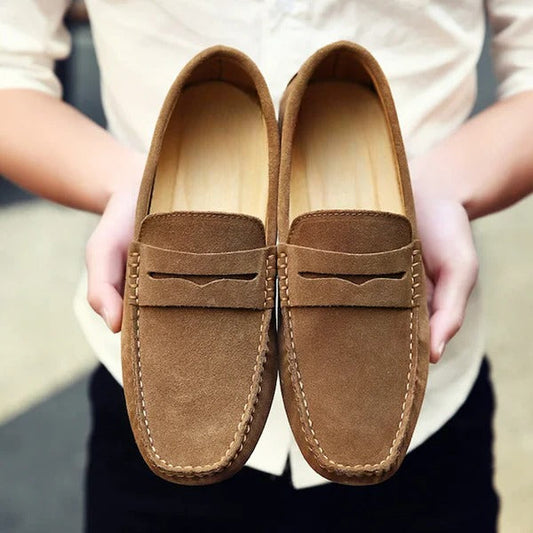 Suede loafer