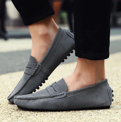 Suede loafer