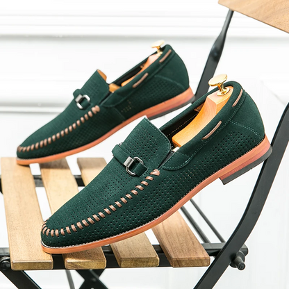 Suede loafers