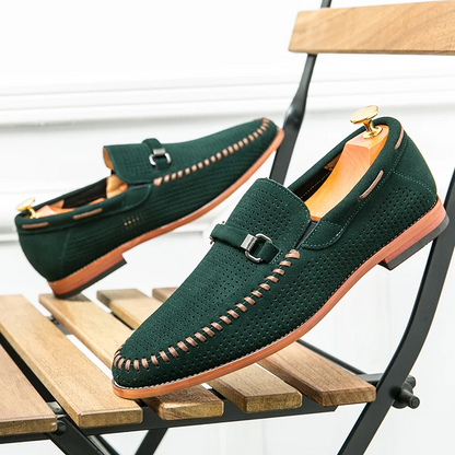 Suede loafers