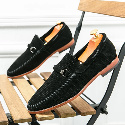 Suede loafers