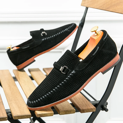 Suede loafers