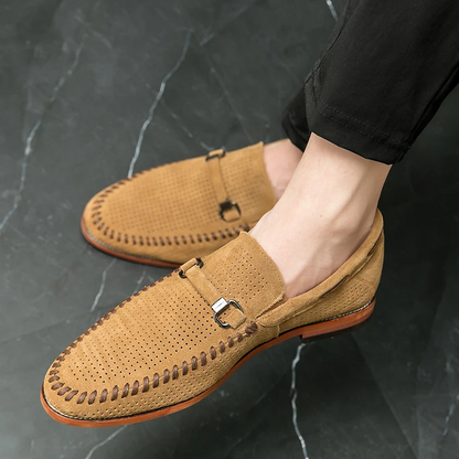 Suede loafers