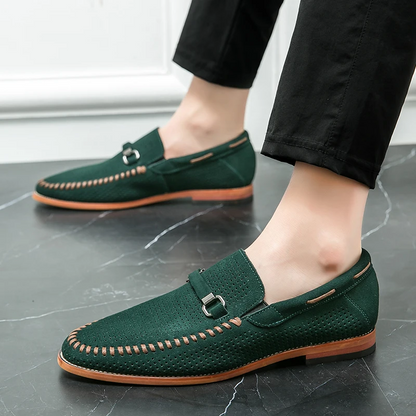 Suede loafers