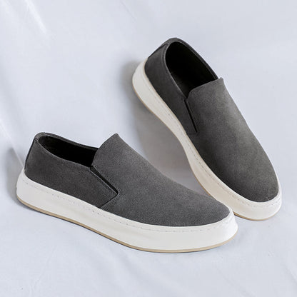 Comfortable suede loafers