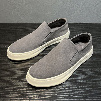Comfortable suede loafers