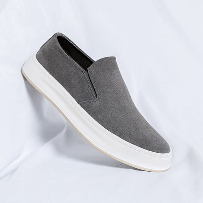 Comfortable suede loafers