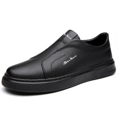 Leather trainers