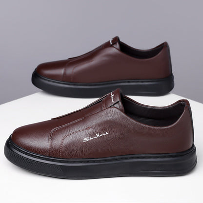 Leather trainers
