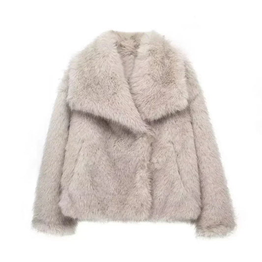 Maryam - Elegant Faux Fur Jacket