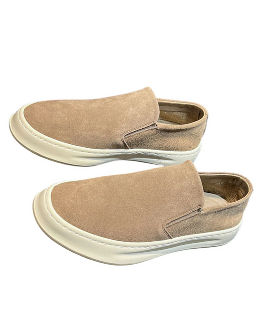 Comfortable suede loafers